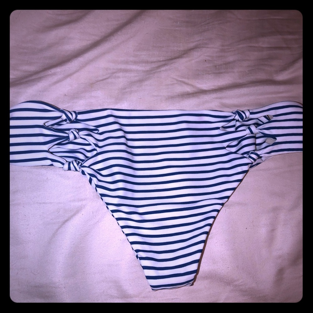 Mikoh bikini striped bottoms xs